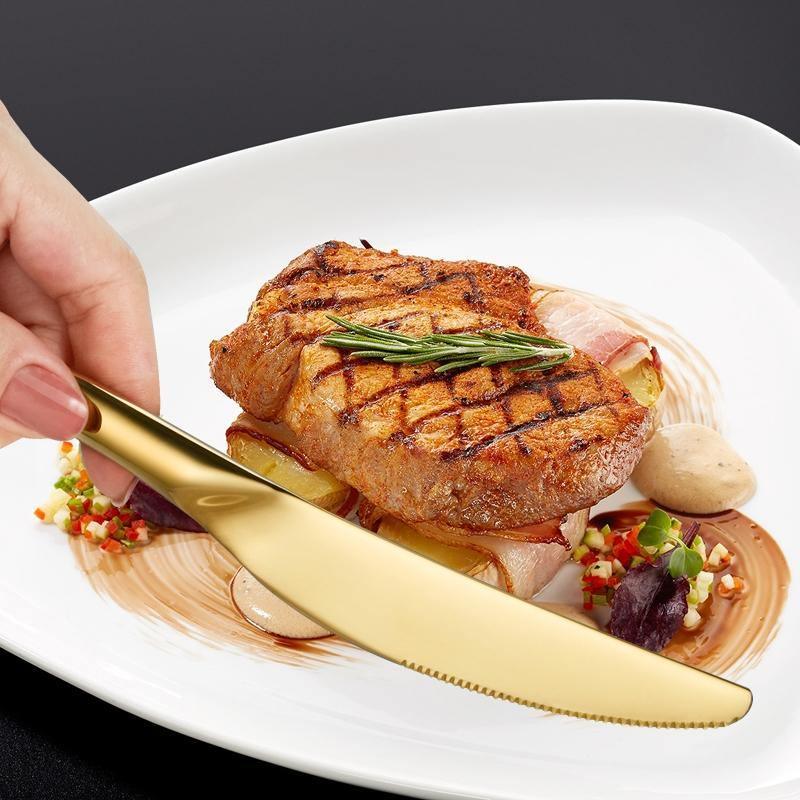 4 Piece Cutlery Set, Gold