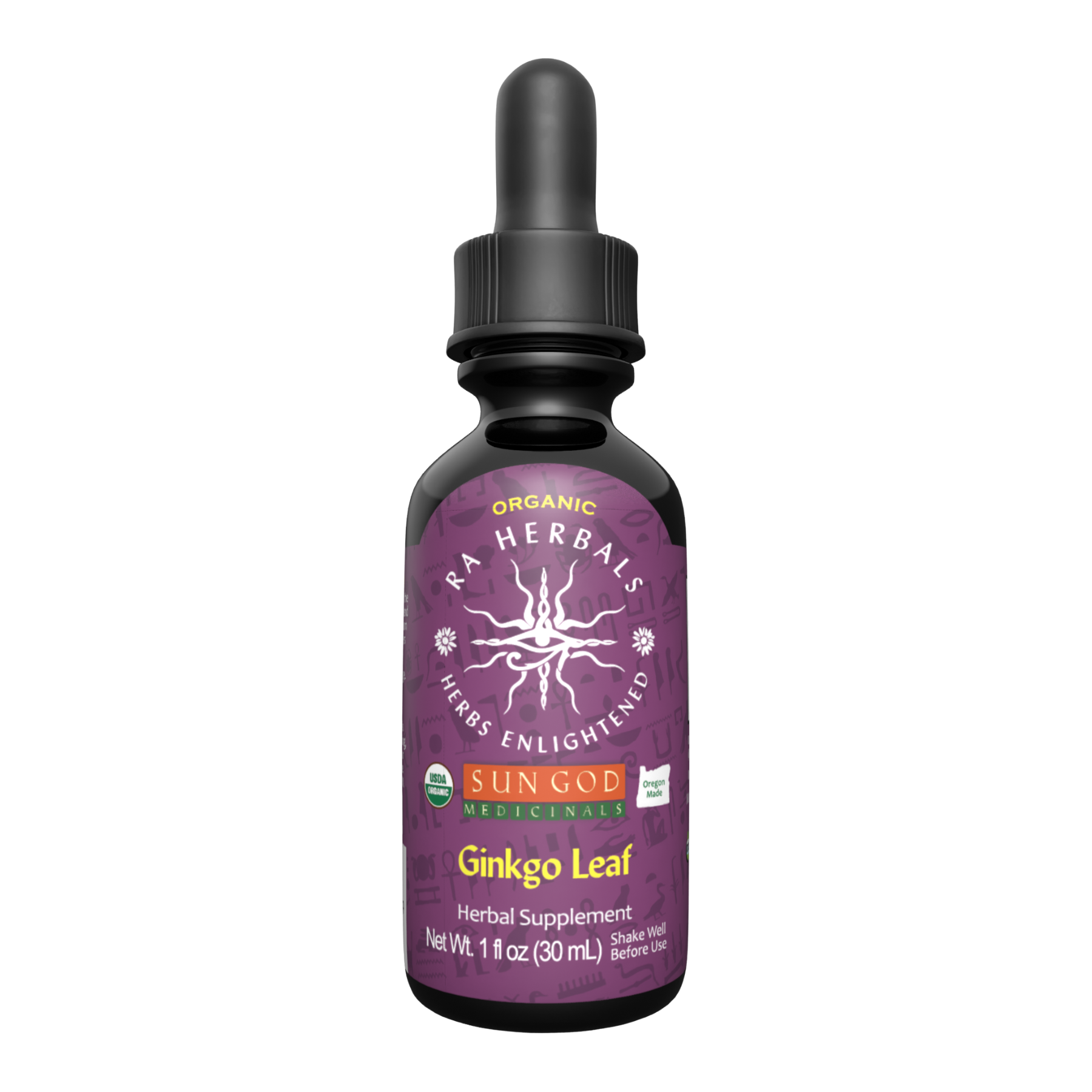 Organic Ginkgo Leaf Tincture - CIRCULATION, COGNITIVE FUNCTION, ANTIOXIDANT