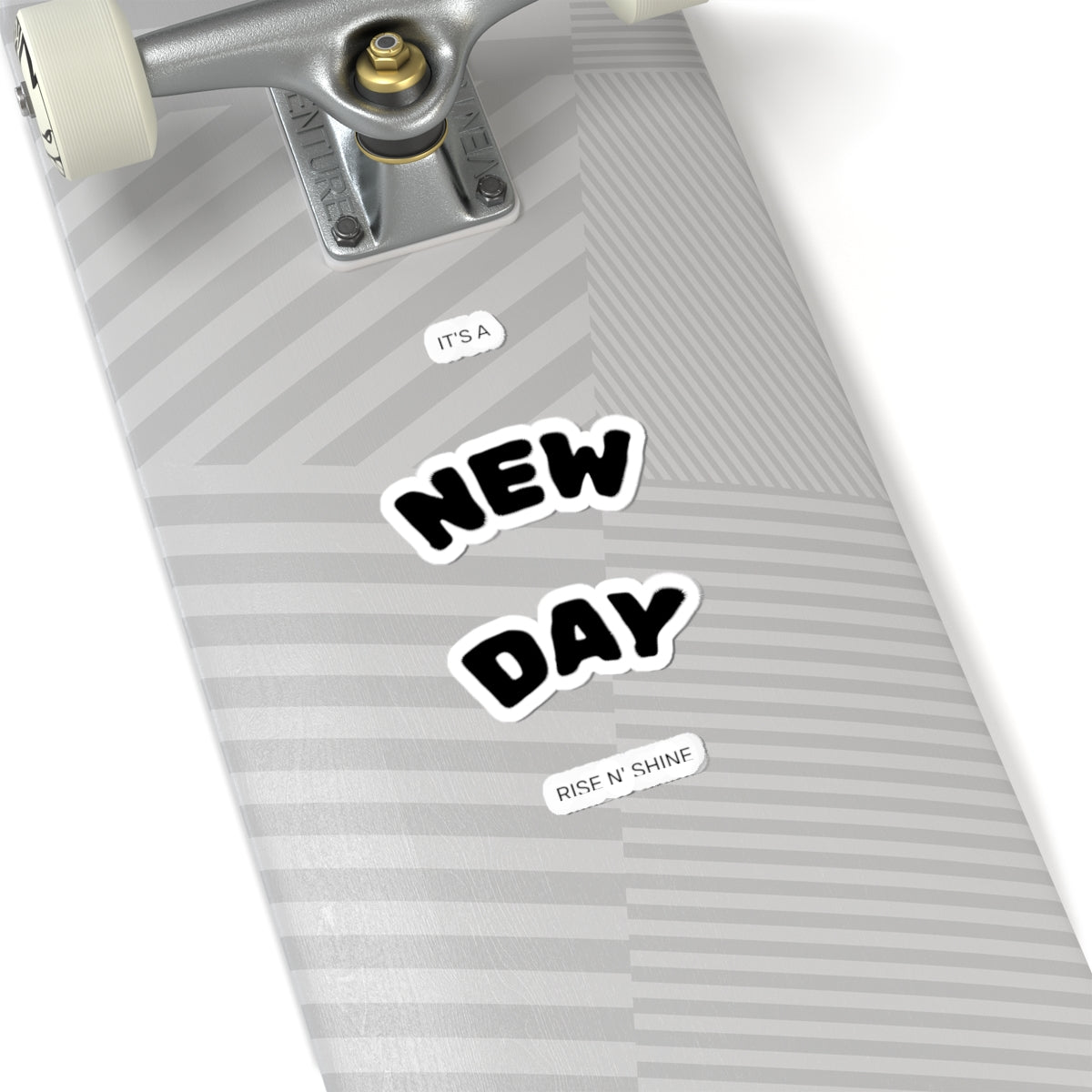 New Day Sticker — Motivational Kiss-Cut Vinyl Decal