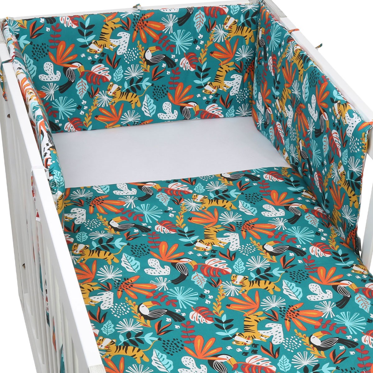 Rainforest Organic Cotton Junior All-in-One 4.0 Tog Quilt Bedding Set