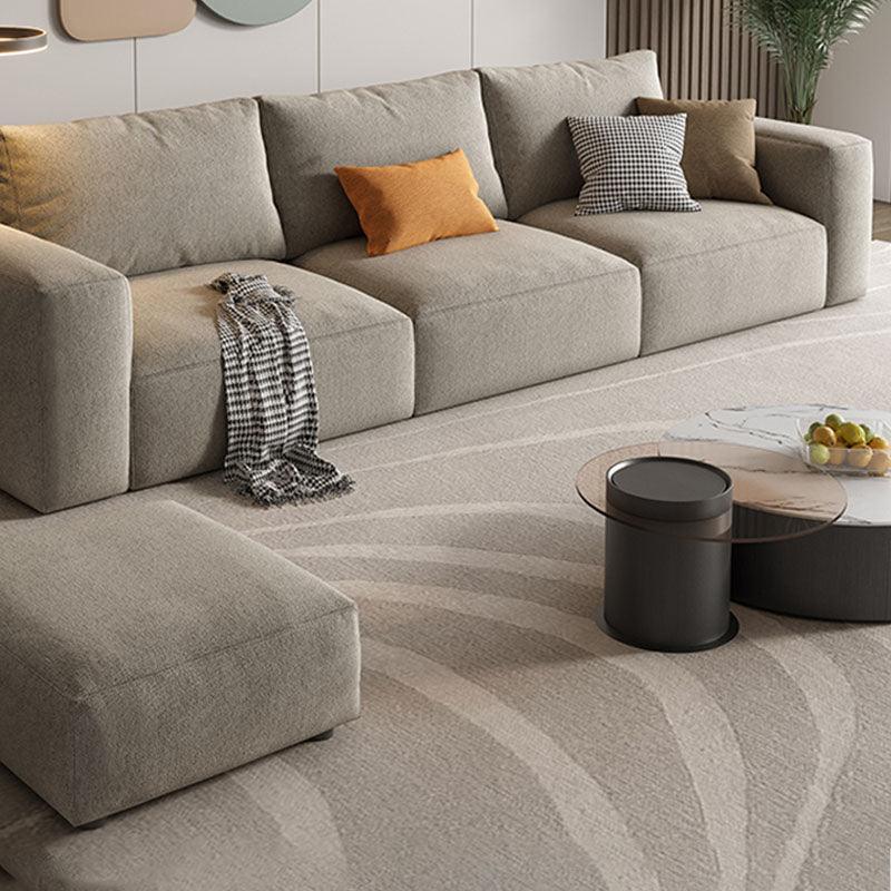 Lionel Three Seater Sofa, Linen
