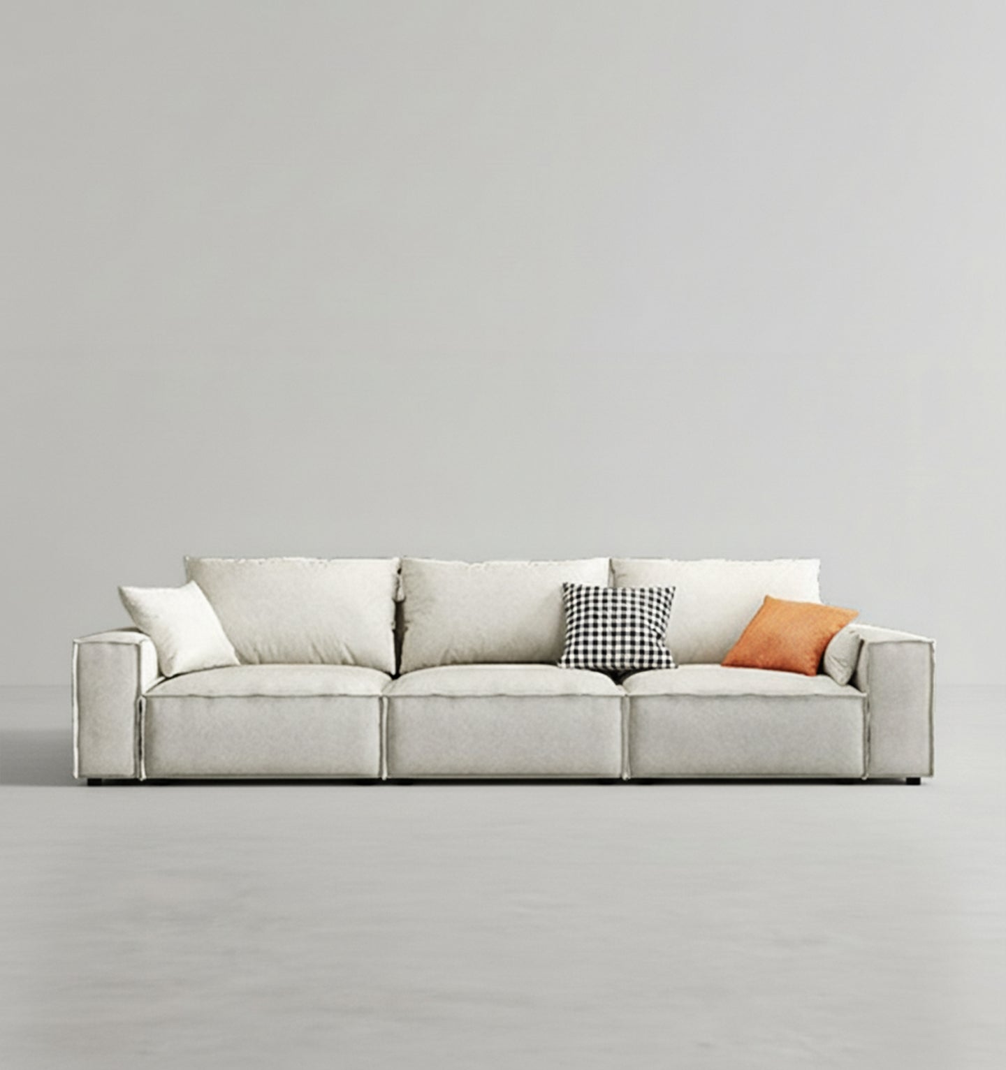 R67 Anselm Three Seater Sofa, Leathaire