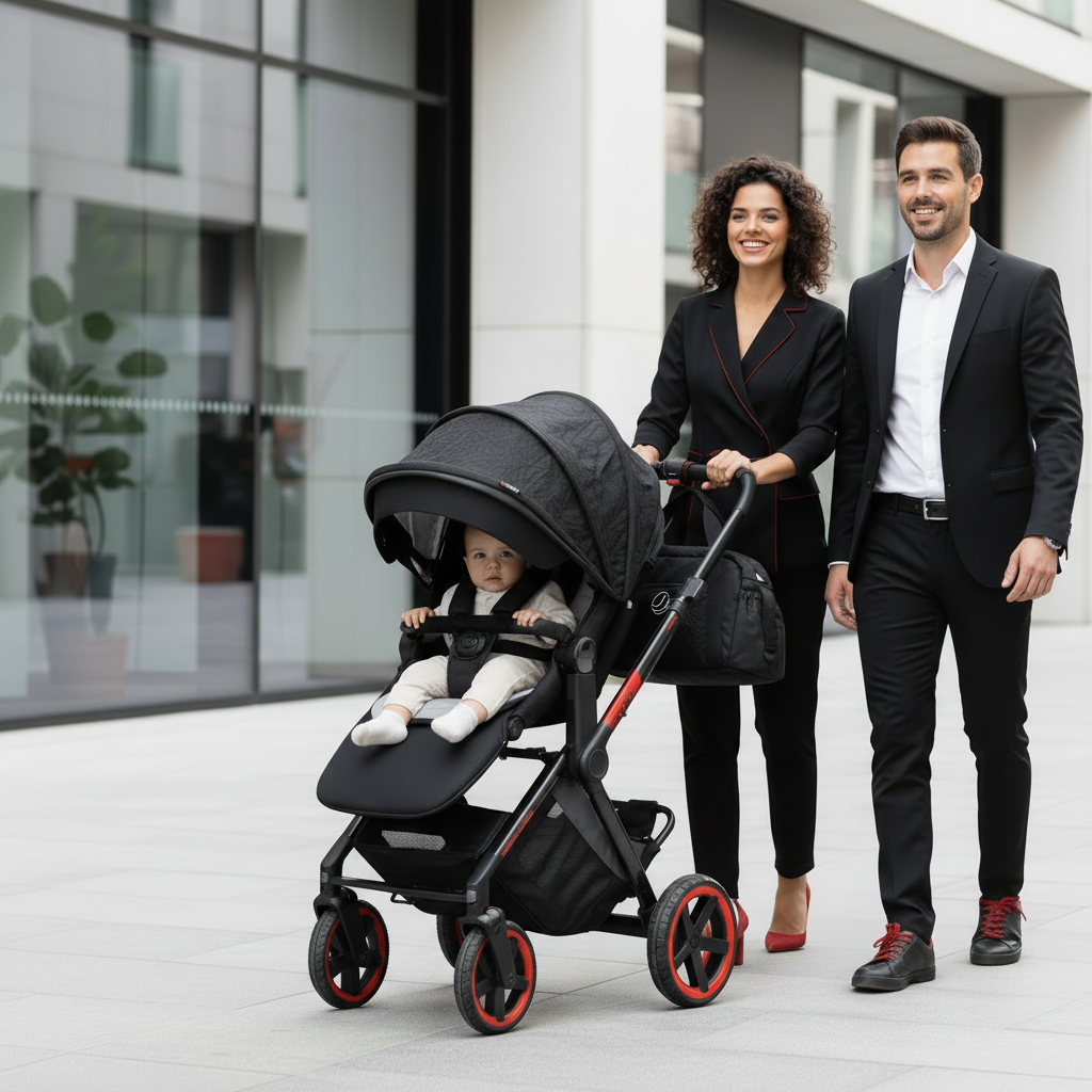 Jané Limited Edition Crosslight Pro Carbon 3in1 Travel System with Lightweight Carbon Fibre Chassis