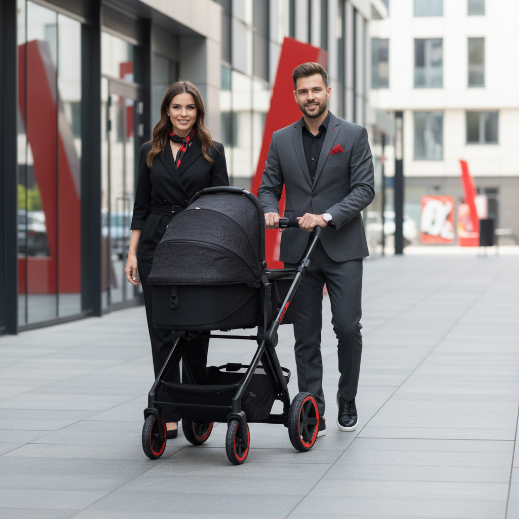 Jané Limited Edition Crosslight Pro Carbon 3in1 Travel System with Lightweight Carbon Fibre Chassis
