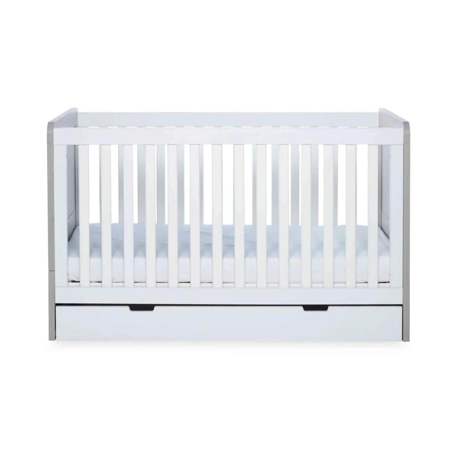 Ickle Bubba Pembrey Furniture Set Under Drawer Ash Grey & White 3 pcs - Premium Pocket Sprung Mattress