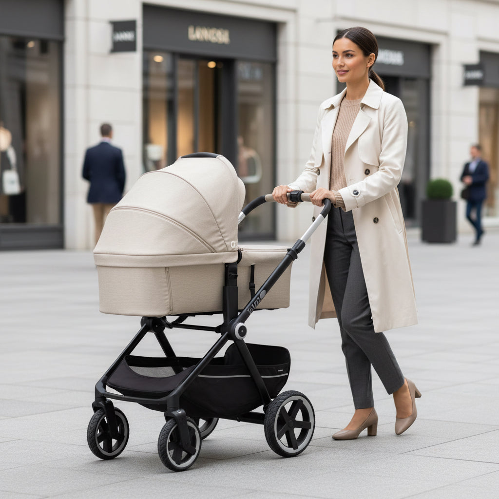 Jane Crosslight-3 Trio Kombibaby 360 Lie-Flat Car Seat Travel System