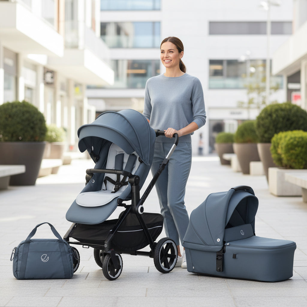 Jane Crosslight-3 Trio Kombibaby 360 Lie-Flat Car Seat Travel System