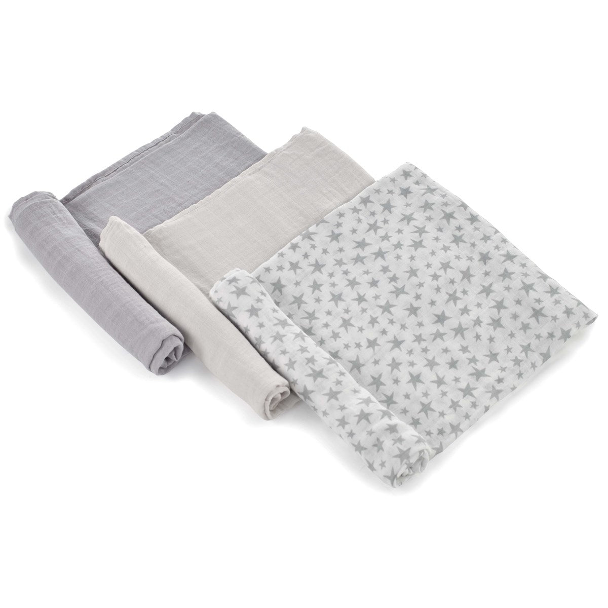 Bamboo Muslin Cloths For Baby 35 x 35 cm (6-Pack), Botanic