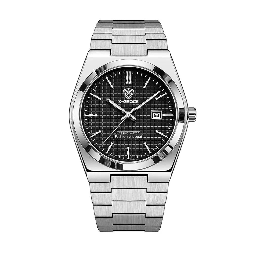 Butterfly Clasp Men's Quartz Swiss Watch