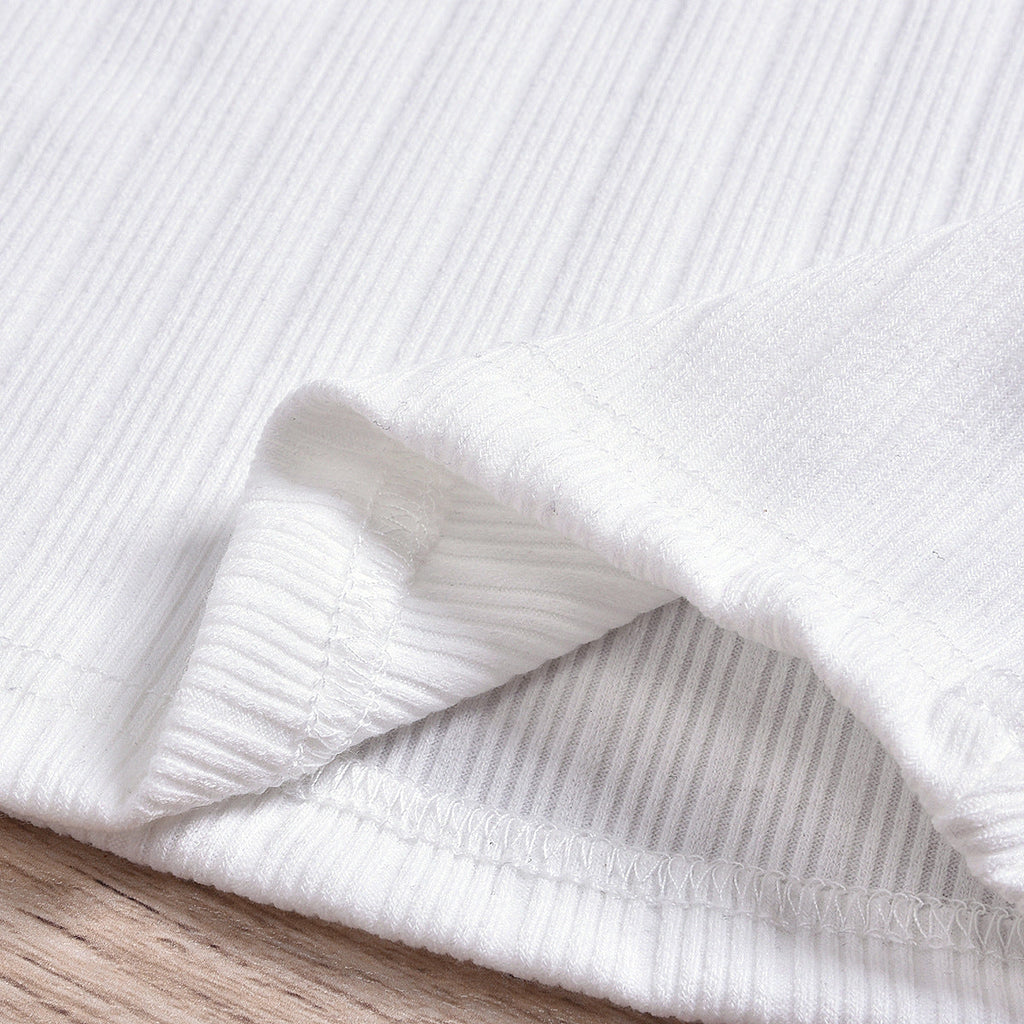 Pure cotton pit strip children's suit