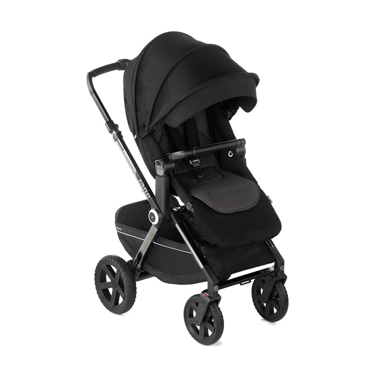 Jane Crosslight-3 Trio Kombibaby 360 Lie-Flat Car Seat Travel System, Special Edition Silver Shadow