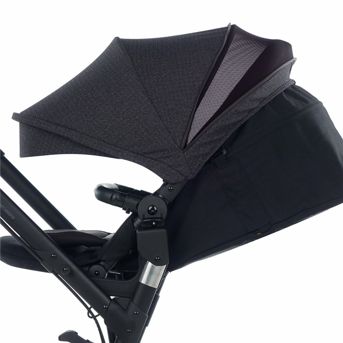 Jané Trider + Transporter Plus Carrycot, Black & Grey