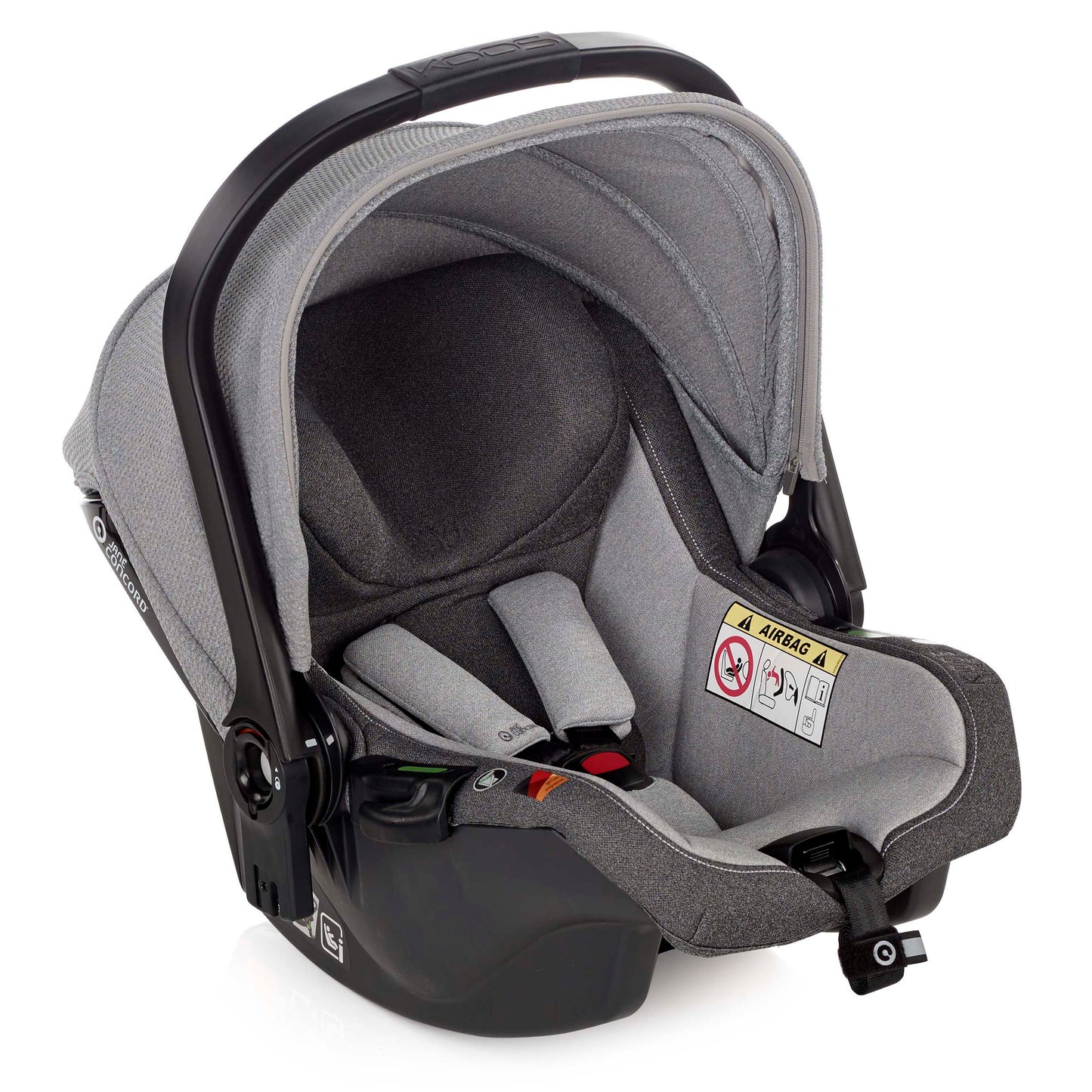 Jané Trider Travel System Bundle with Transporter Plus & Koos R1 i-Size Car Seat, Sand