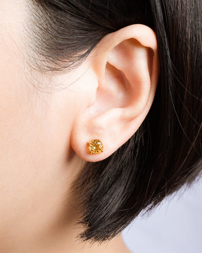 Citrine Everyday Jewellery Gift Set in 18k Gold Vermeil