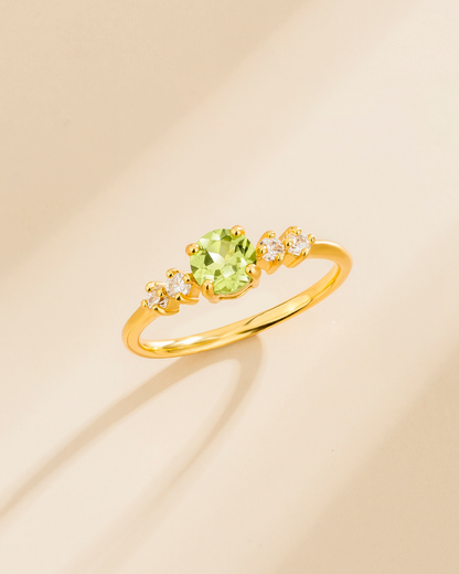 Peridot Everyday Jewellery Gift Set in 18k Gold Vermeil