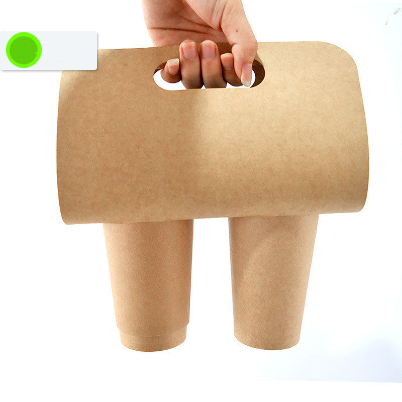 Disposable Leather Paper Creative Cup Holder