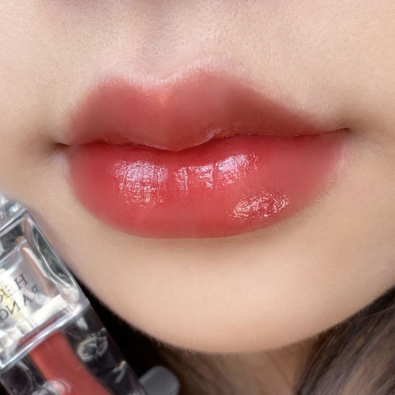 Moisturizing Transparent Long Lasting Color Rendering No Stain On Cup Film-forming Glass Lip Gloss