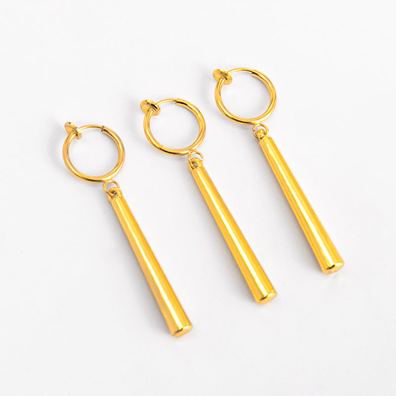 Japan Anime One Piece Roronoa Zoro Sticks Pendant Earrings