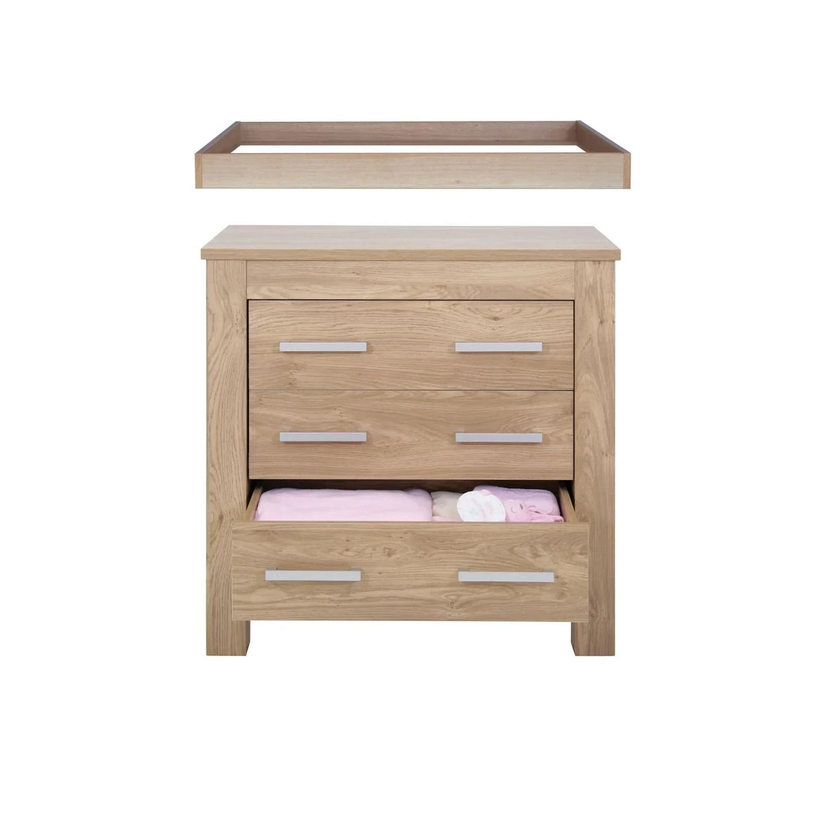 Charnwood Bordeaux Dresser & Baby Changer - Oak