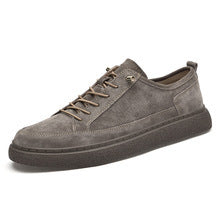 Fashion Sneakers For Men, Genuine Soft Leather Casual Leather Shoes
