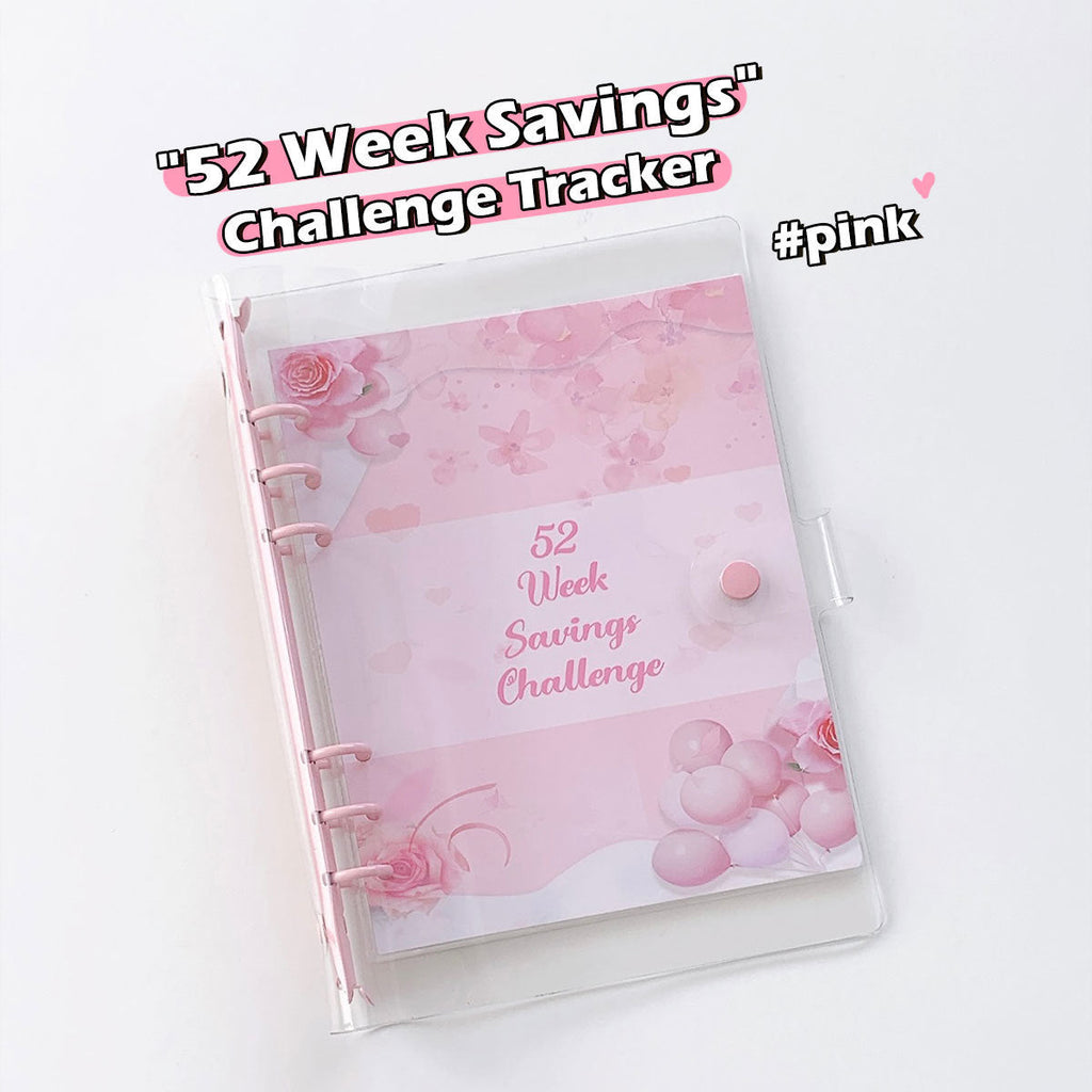 52-week Savings Challenge Card Binder A5