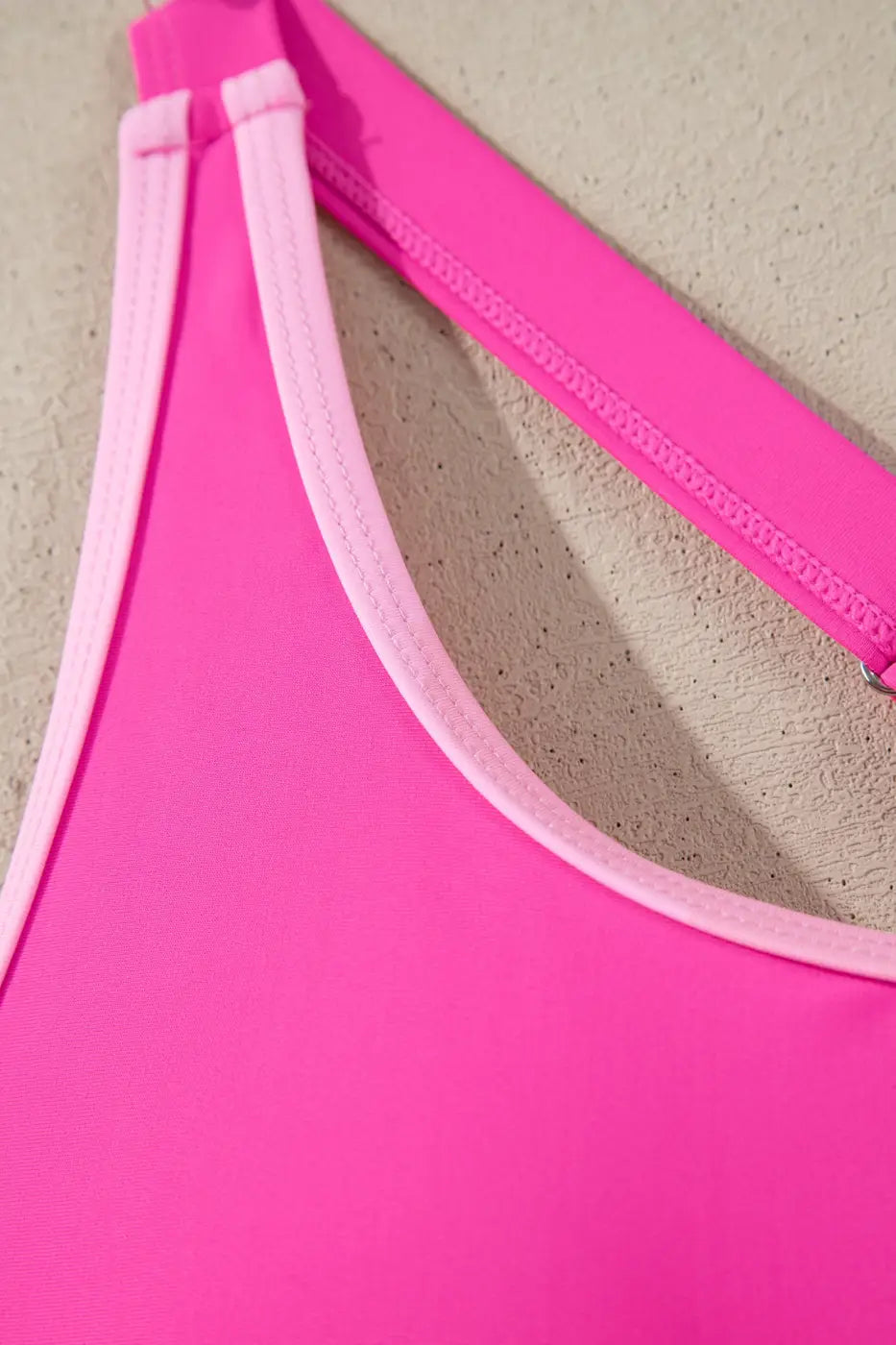 Pink Swim Dress With Built-In Shorts One Piece Swimsuit Women UK