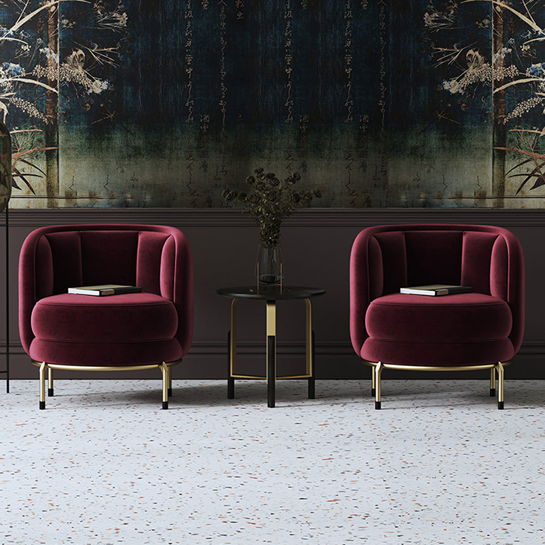 Carver Accent Lounge Chair, Purple