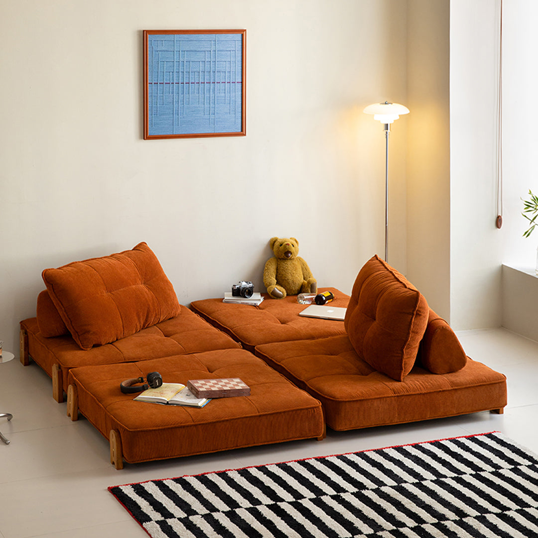 Salinas Lazy Sofa Bed, Single Sofa Bed, Corduroy