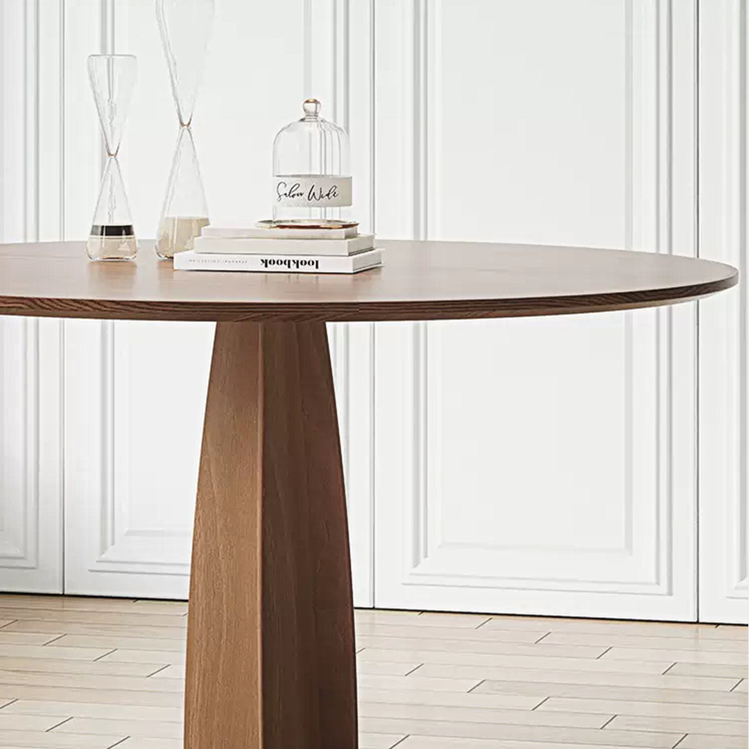 Seraphina Round Dining Table, Solid Wood