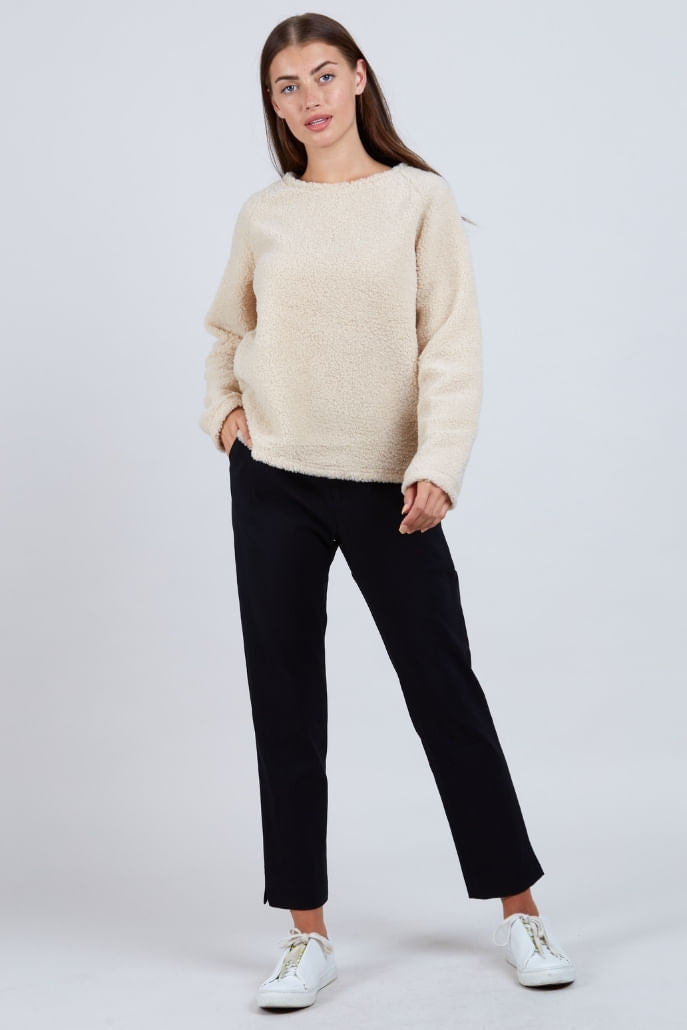 Louche Blanka Borg Sweatshirt Off White