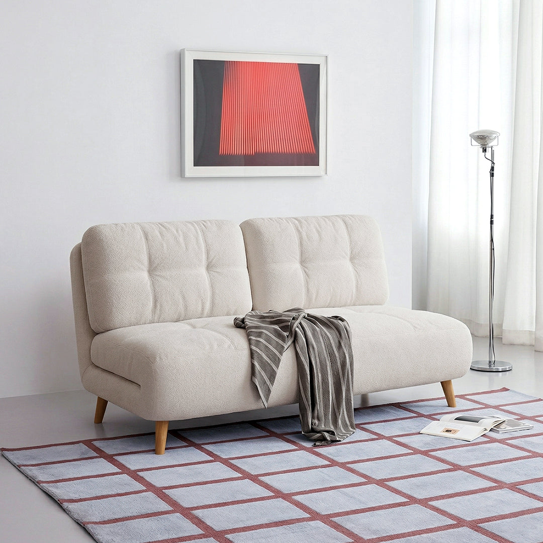 Evans Single Seater, Two Seater Sofa Bed, Velvet