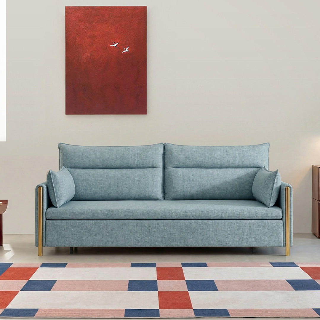 SB122 Two Seater Sofa Bed, Linen
