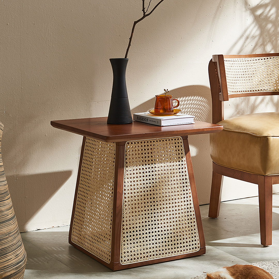 Alexa Rattan Lounge Chair, Armchair