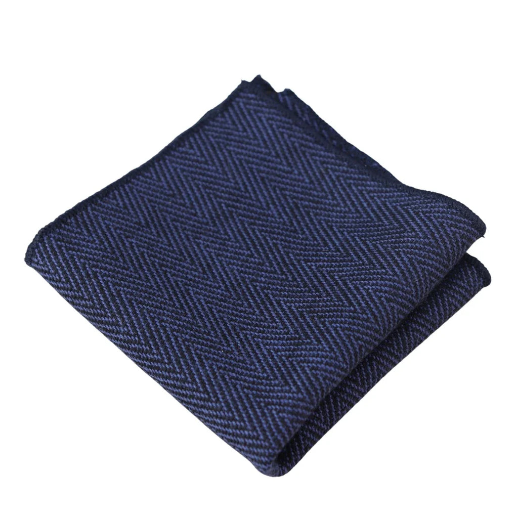 Men's Tweed Herringbone Tie & Pocket Square Set