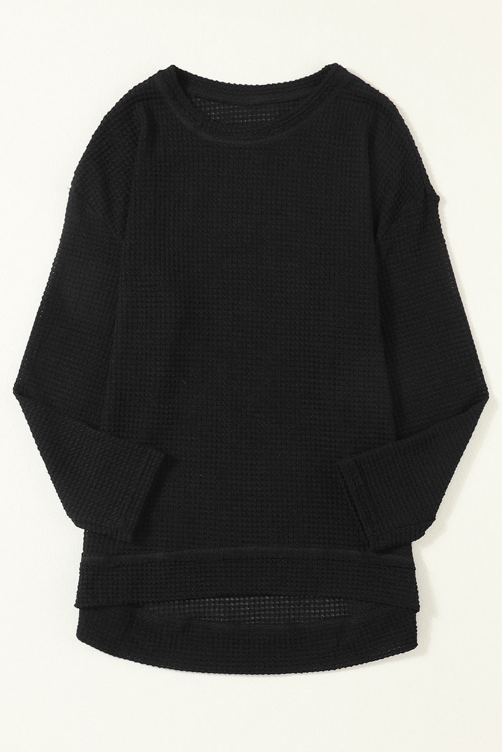 Moss Green Textured Knit Top | Plus Size Long Sleeve