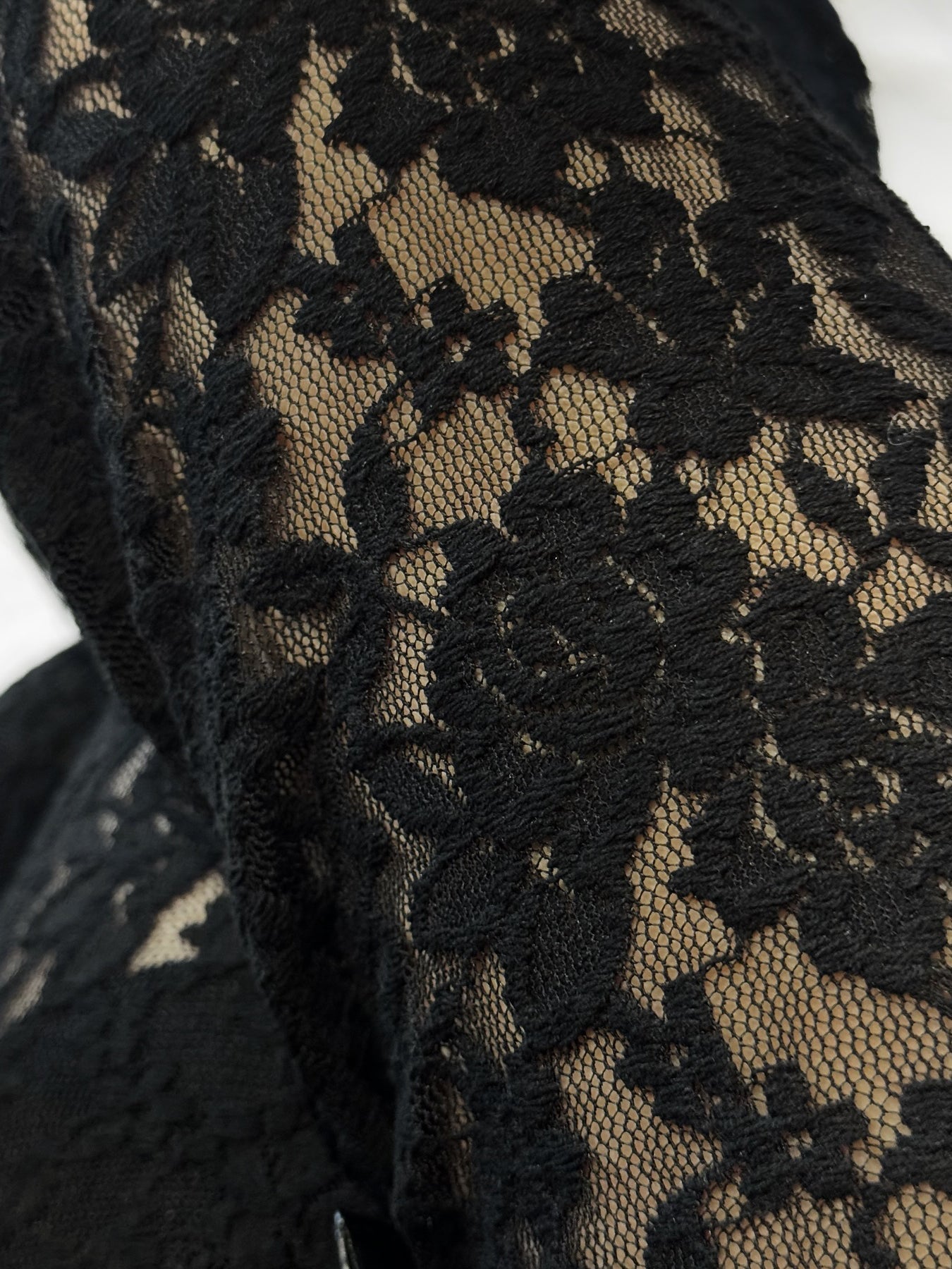 High Waist Lace Wide Leg Pants