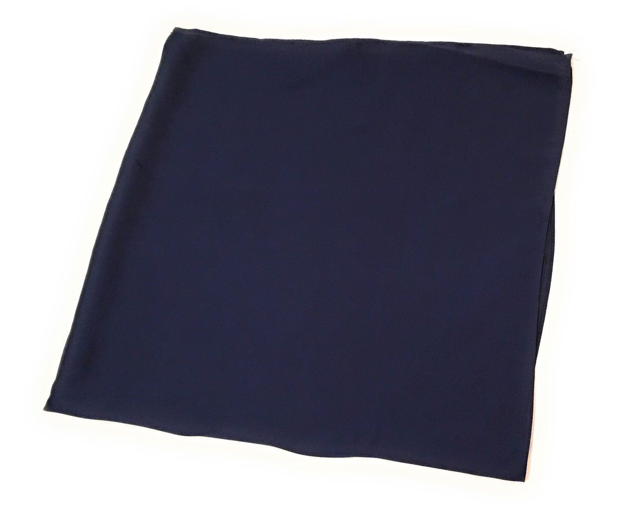 Plain Navy Scarf Thin and Silky for Summer and Spring
