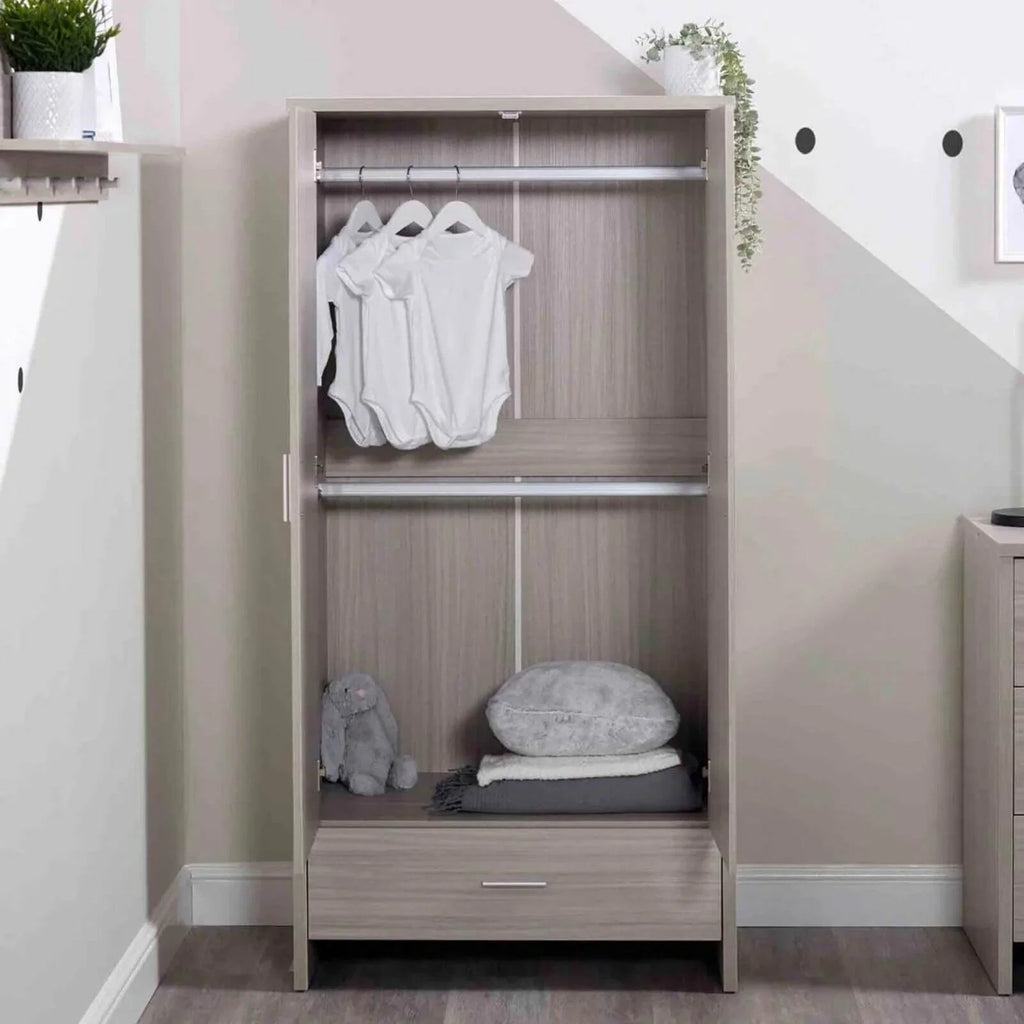 Ickle Bubba Pembrey Wardrobe - Ash Grey
