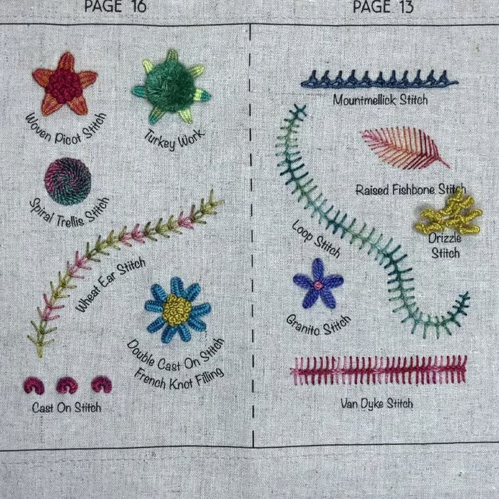 Linen Book DIY Embroidery