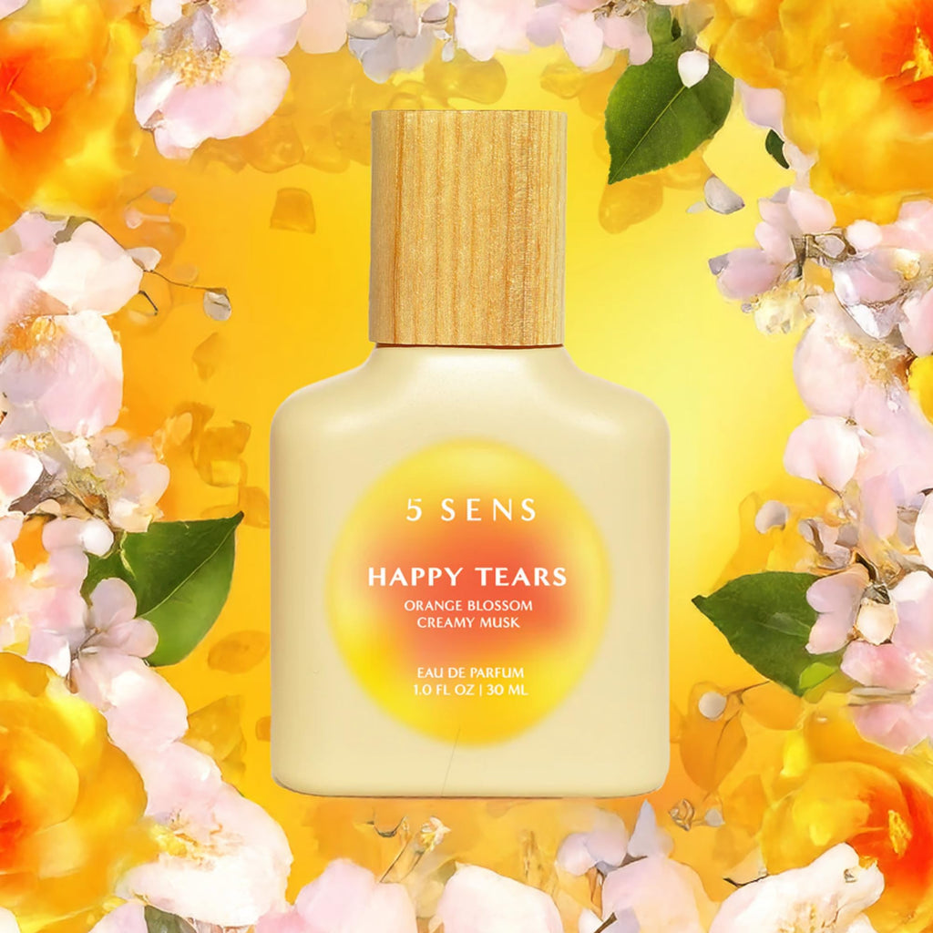 5 SENS Happy Tears Eau de Parfum (30 mL) – Clean, Long-Lasting Warm Floral