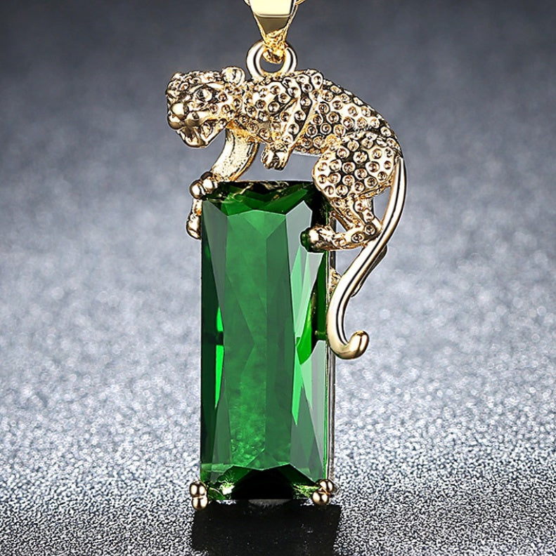 Gold Leopard Pendant