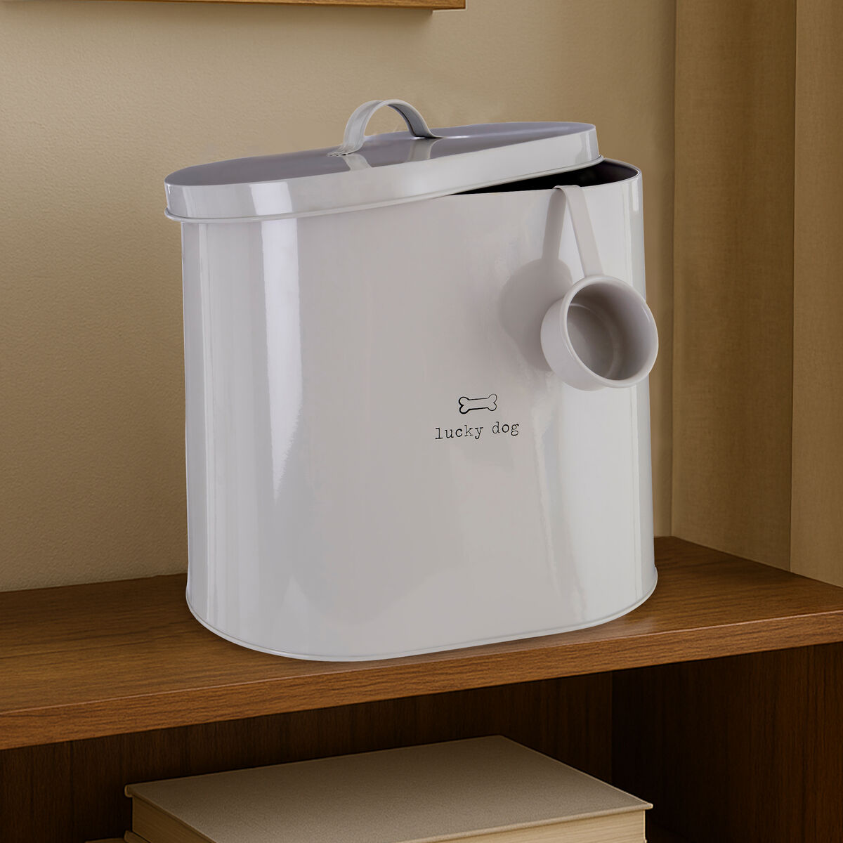 Adore Pets 12 Litre Lucky Dog Food Storage Bin with Scoop