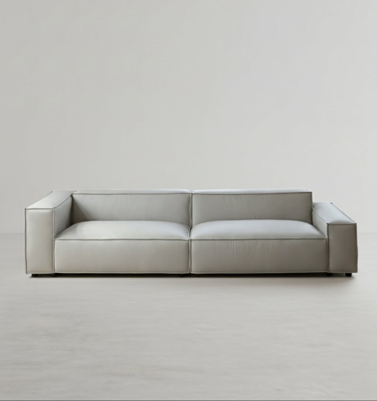 Ximenes Two Seater Sofa, Leathaire