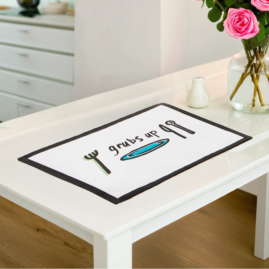 Doodle Set Of Four Grubs Up Placemats