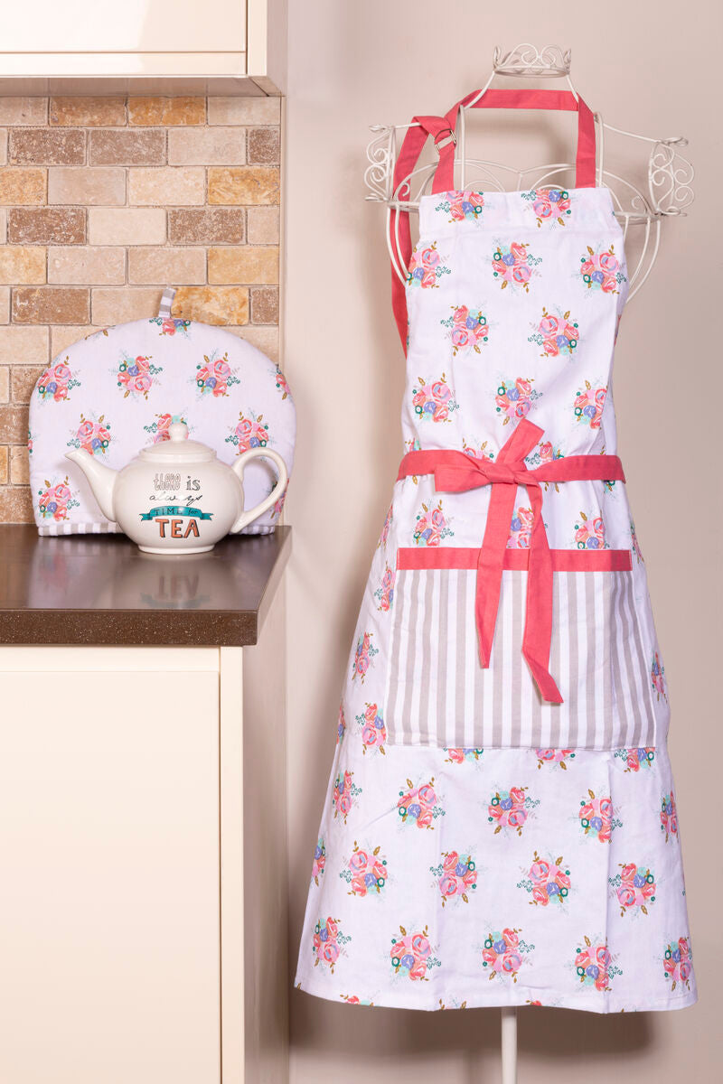 Amelie Assorted Cotton Apron with Floral Print