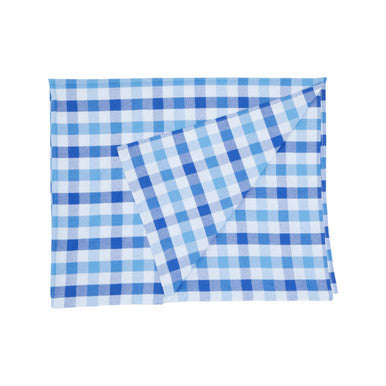 Blue Check Tablecloth | Thread and Loom
