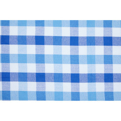 Blue Check Tablecloth | Thread and Loom