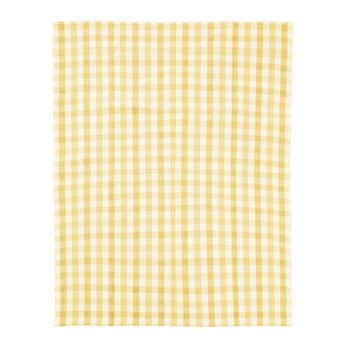 Yellow Check Tablecloth | Thread and Loom