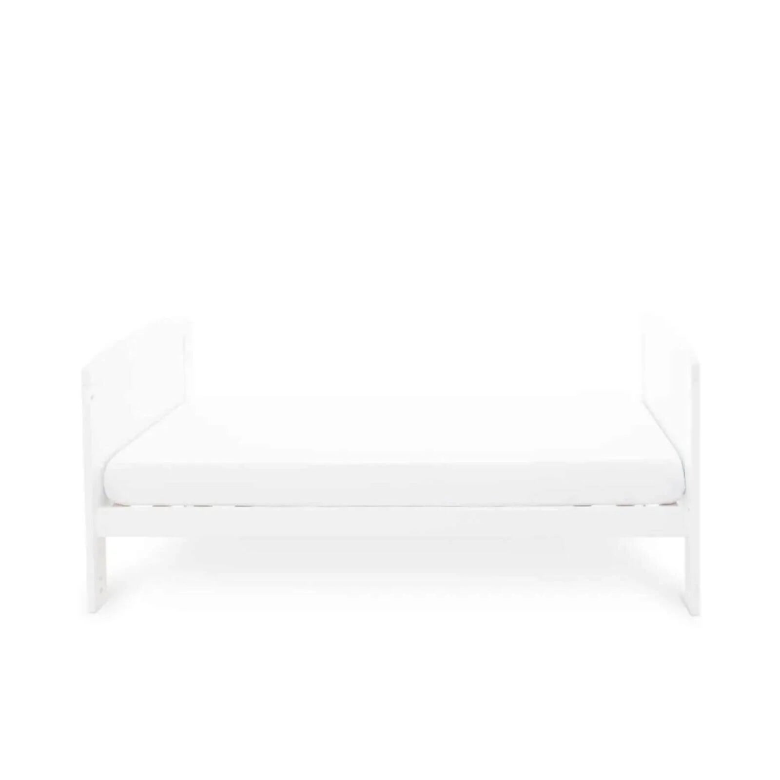 Ickle Bubba Coleby Classic Cot Bed White - Premium Sprung Mattress
