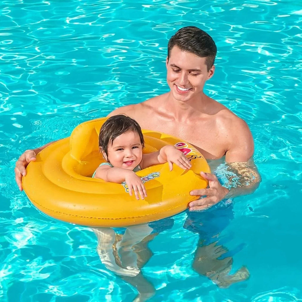 Bestway WonderSplash 3 Ring Baby Float Round 69cm 0-2 years